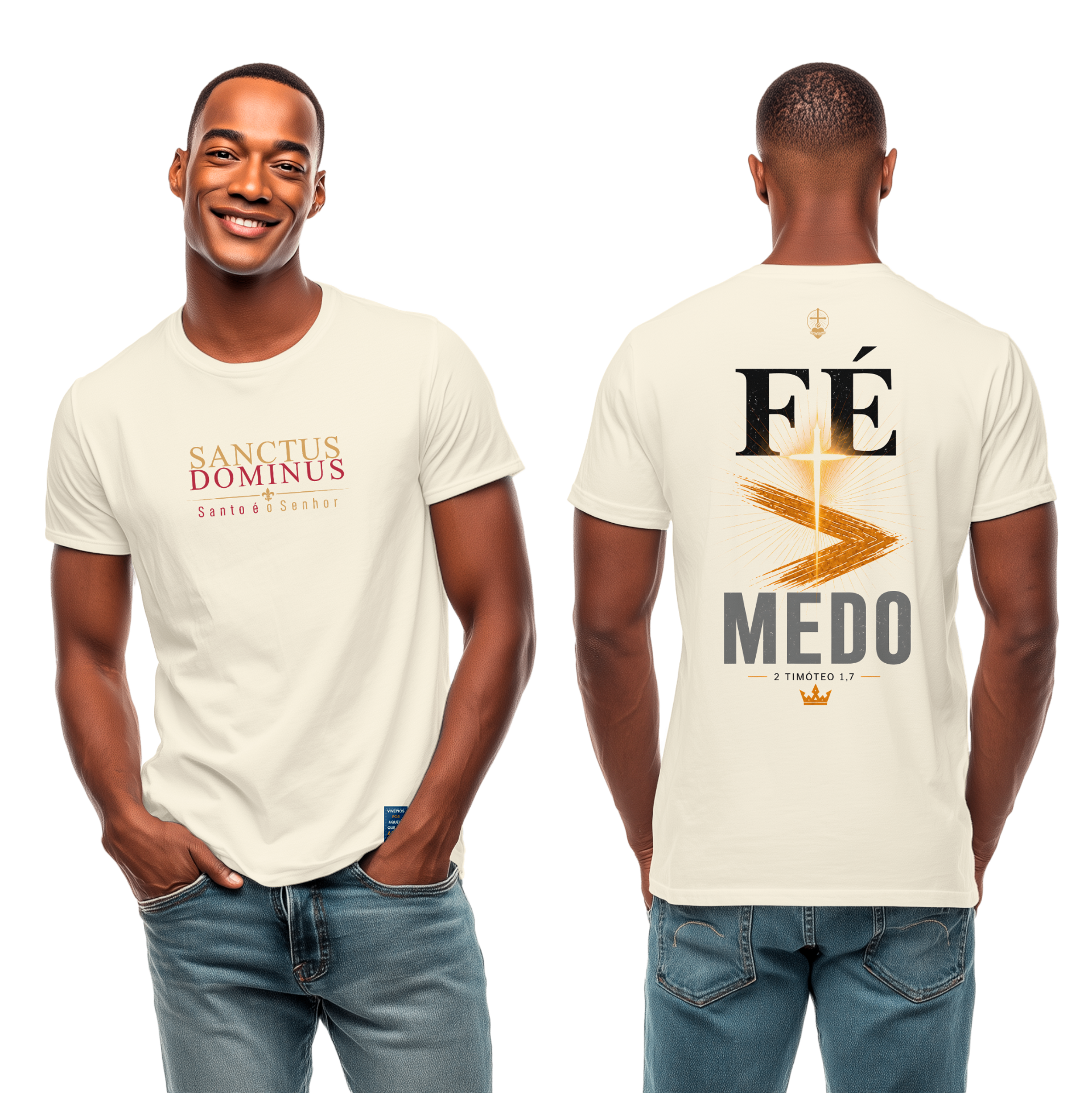 Fé Maior que o Medo — 2 Timóteo 1,7 — a fé vence o medo.