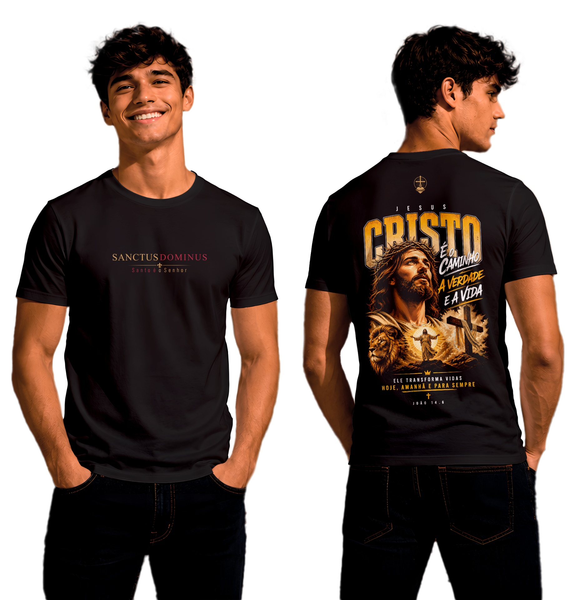 Jesus Cristo é o Caminho, a Verdade e a Vida — João 14,6 — Ele transforma vidas.